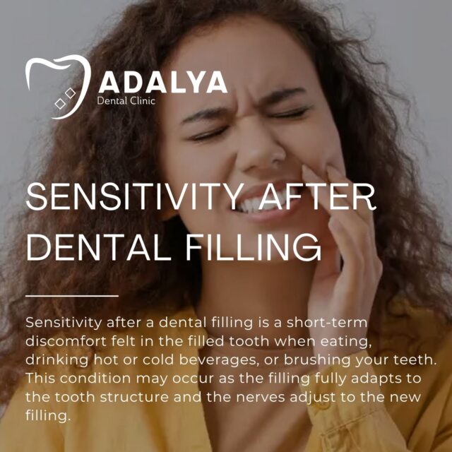what is sensitivity after a dental filling