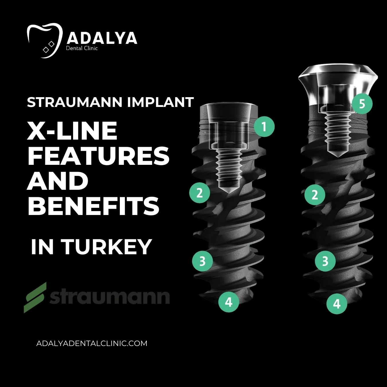 straumann x line implants turkey