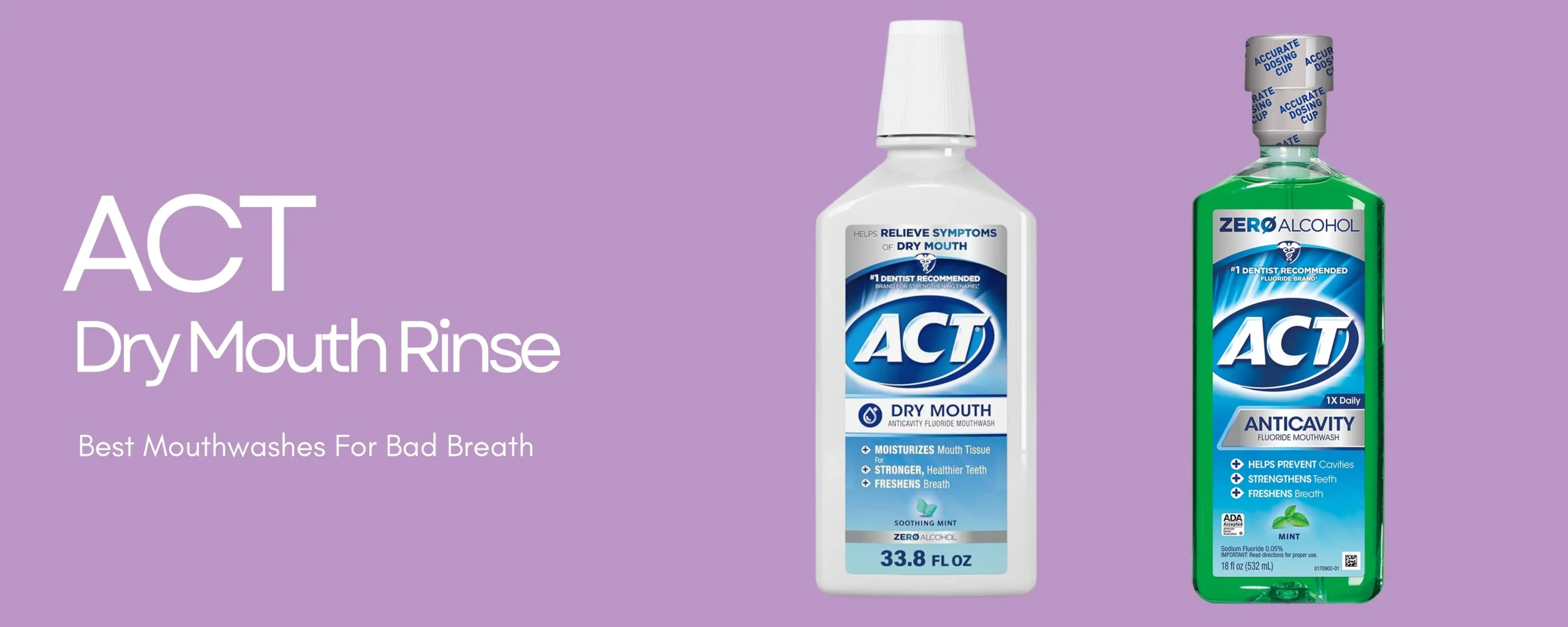 act oral rince for bad breath