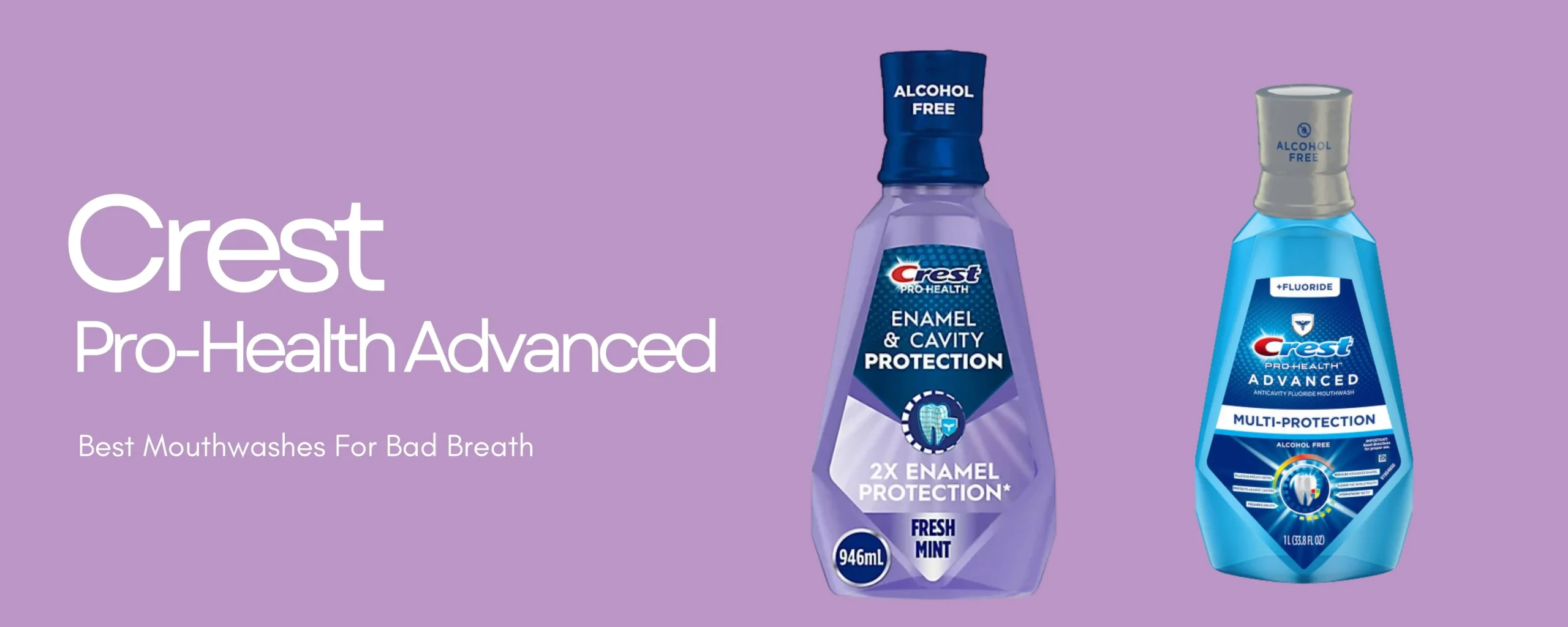 crest oral rince for bad breath
