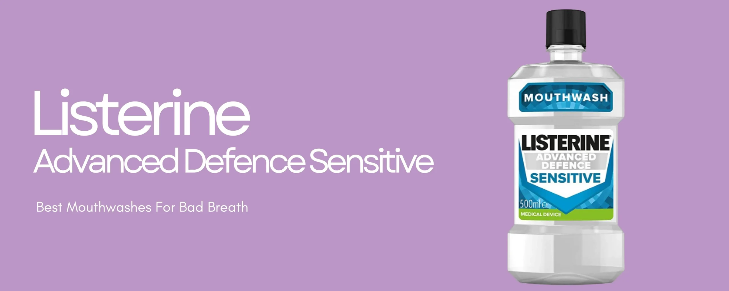 listerine advanced oral rince for bad breath