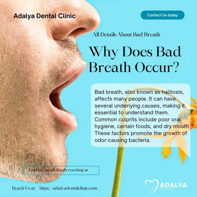 why bad breath occur