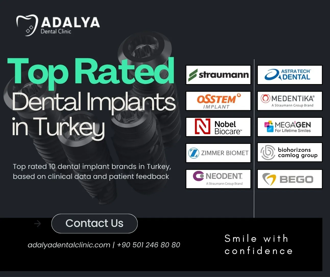 top rated dental implants in turkey