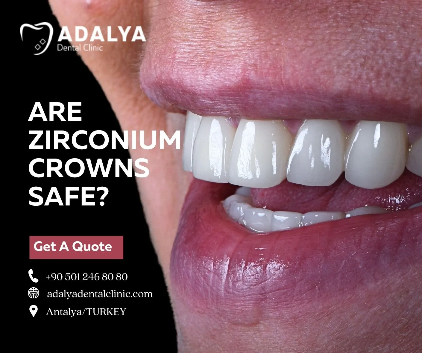 are zirconium crowns safe